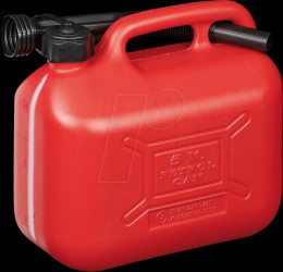 Garage - fuel can / gasoline can, red, 5 L