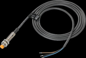 Inductive sensor, PNP, flush mounting M12, not flush, 1 Form A (N/O), 55 V (DC), 50 mA, IF5704