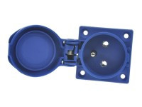 GAC250PL-P Gniazdo 250V 16A - standard polski - 3 biegunowe - na panel