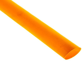 Rura termokurczliwa cienkościenna, odcinki 1m, CR 12,7/6,4 żółta, 427565 /50szt./