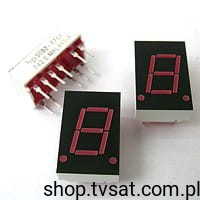 HP5082-7751 LED RED 7-SEGMENT THT HP