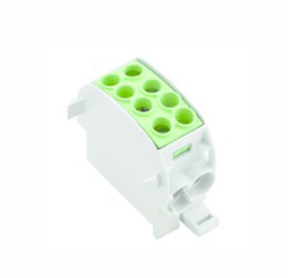 Blok rozdzielczy 2 -żyłowy Weidmüller 1 kV ac/dc, 600 V 202A Zielony