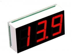 Termometr LED, zakres pomiaru -55°C - 125°C, płytka