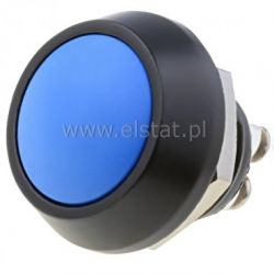 Przycisk GQ12B-10/A-BL chwil. śruby niebieski NO