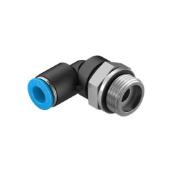 FESTO 186121 L-piece 8mm Pipe dia G3/8&quot; thread size 1pc