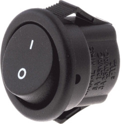 Przełącznik kołyskowy stabilny okrągły mini ON-OFF