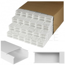 Listwa elektroinstalacyjna kanał kablowy BKK 40x16mm korytko z pokrywą KARTON=84m (42szt) NEKU