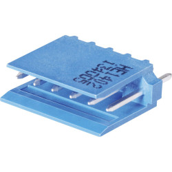 TE 281695-3 HE14 Pin Headers Straight Tin 1 x 3P Blue