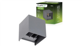 Kinkiet Ogrodowy Elewacyjny Led G9 Regulowany Góra Dół Grafit Pyxis Lumiled