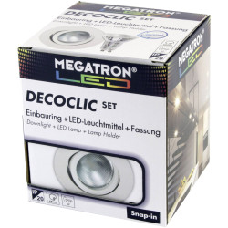Megatron MT75400 Flush Mount Light LED GU10/GU5.3 6W White