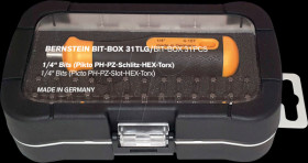 6-355 Bit set, 31 pcs. mixed, 1/4"