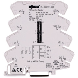 WAGO 857-800 JUMPFLEX® Temperature Transducer Light Grey