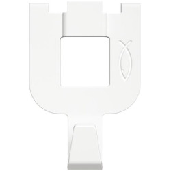 Fischer 532760 Fast &amp; Fix Wall Hook Quick Fixing in White