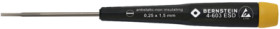 ESD screwdriver, 1.5 mm, slotted, BL 60 mm, L 160 mm, 4-603
