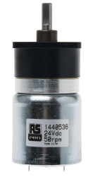 Motoreduktor DC Szczotkowy z przekładnią 50 obr 5.5mm 40 Ncm RS PRO