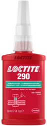 Threadlocker, 50 ml, green, medium strength, LOCTITE 290 BO 50ML EGFD