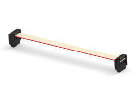 Wiązka kablowa, SMC, 100mm, Taśma IDC, Czerwony