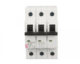 Wyłącznik nadprądowy 3P B 63A 6kA AC ETIMAT10 002125722