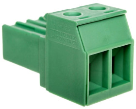Wtyk śrubowy do płytek drukowanych 2P zielony PC 4/ 2-ST-7,62 1804904 /50szt./