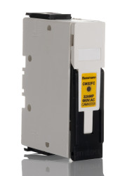 Uchwyt bezpiecznikowy montowany na szynie Mocowanie szynowe rozmiar: A1 32A 660V ac, ze wskaźnikiem stanu Eaton