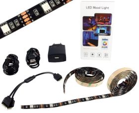 ZESTAW 2XTASMA LED RGB STER.BLUETOOTH