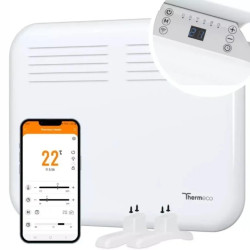 Grzejnik konwektorowy 500W 230V+ termostat elektroniczny WIFI biały SIMPLA+ 05