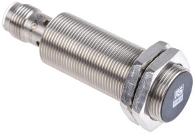 Czujnik zbliżeniowy M18 Indukcyjny 8 mm RS PRO Częściowo wpuszczany 10 → 30 V dc długość 65mm Gwintowany