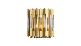 Kinkiet Ritz Gold 2Xe14 Ml0397 Milagro