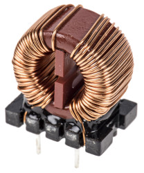 Dławik skompensowany 10 mH 3A Promieniowe ±30% Przewlekany 105mΩ Rdc