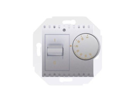 SIMON 54 Regulator temperatury z czujnikiem wewnętrznym (moduł) 16(2)A 230V srebrny mat DRT10W.02/43 KONTAKT SIMON