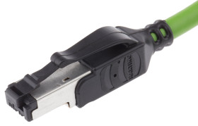 Kabel Ethernet Cat5 długość 1.5m Z zakończeniem HARTING PVC