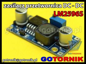 Mini zasilacz przetwornica DC DC LM2596S 1.5-35V 3A