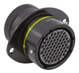 Złącze wielostykowe przemysłowe 66-pinowe, panelowe Gniazdo Souriau Sunbank by Eaton