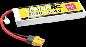 LiPo Akku LEMONRC 2600 - 7.4V (35C)