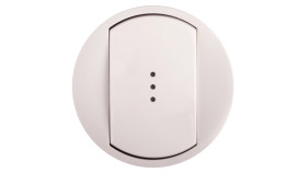 Celiane Klawisz Pojedynczy Do Łącznika Podświetlany Biały 068003