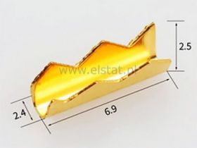 Złącza zaciskowe ząb rekina; kształt zęba; 1,0mm2