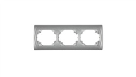 Logo Ramka Pozioma Potrójna Srebrny Metalik 7Lrh-3