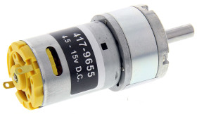 Motoreduktor DC Szczotkowy z przekładnią 1974 obr./min 7,92 W 6mm 13 Ncm RS PRO