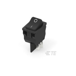 TE Connectivity PRFDA1-16F-BB0BW Rocker Switch Black On-Off
