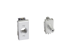 AXOLUTE Gniazdo antenowe TV-SAT TYP F 1-moduł H4202F LEGRAND