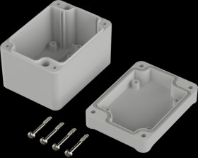 62207400 Polycarbonate housing, IP65, 82x60x57 mm