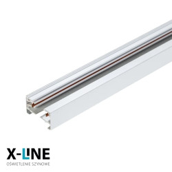 Szynoprzewód 2m - szyna 1-fazowa, biała