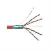 Przewód kat.6 F/UTP linka ekran,wewnętrzny,czerwony, LSOH/LSZH, 4x2x26AWG, 305m