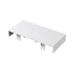 GGK 12733 End Piece 110x62mm Alpine White Clean Finish for Trunking