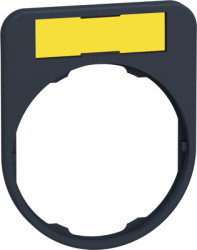 Label holder, 30 x 40 mm, unlabeled, for Flush 30 mm, ZBYF4101