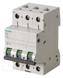5SL6316-6 Circuit breaker, B 16 A, 3-pole