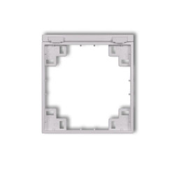 Ramka pośrednia do gniazd bryzgoszczelnych z uziemieniem SCHUKO liliowy 41MRPB-1s