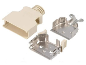 10326-3210-000 JE150186813 Obudowa wtyku PIN: 26 ekranowane Blokowanie: zatrzask Mat: stal