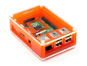 Tangerine PiBow Raspberry Pi 3 Case [Discontinued]