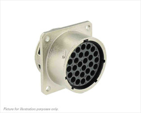 Złącze wielostykowe przemysłowe 28-pinowe Montaż na kołnierzu Wtyczka Souriau Sunbank by Eaton